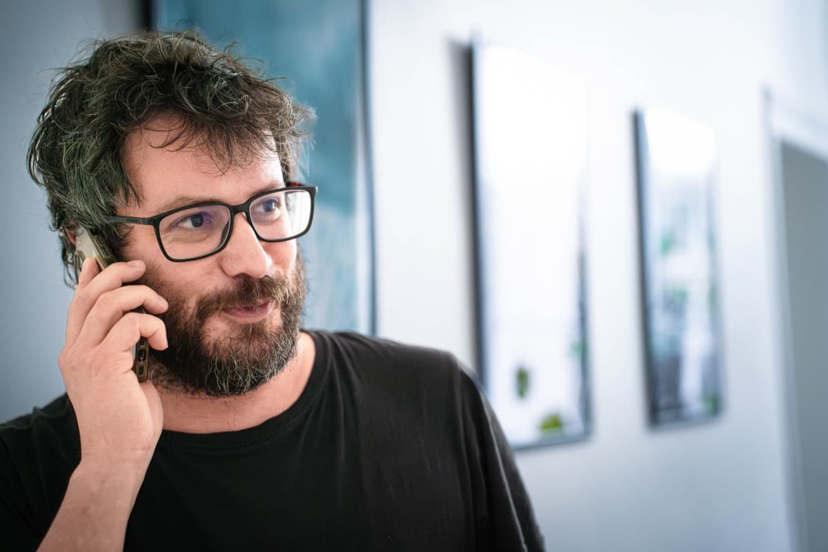 Dirigeant en session de coaching commercial à distance